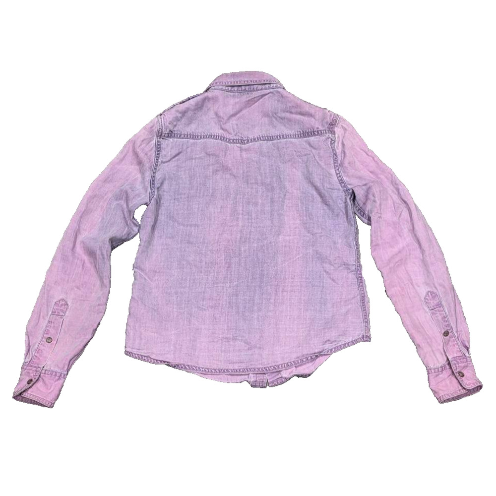 Joe’s Jeans The Shirt Button Down preppy ombre Light Purple Small A006134 - Picture 3 of 9